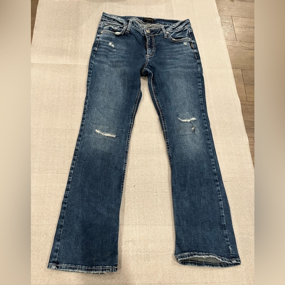 [W30L31]Silver Jeans Elyse Slim Boot Women's Blue Jeans